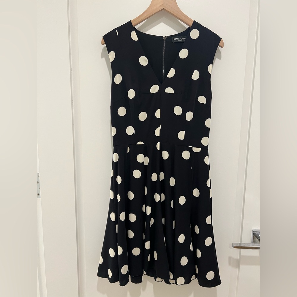 Gorgeous Dolce&Gabbana polka dot dress
